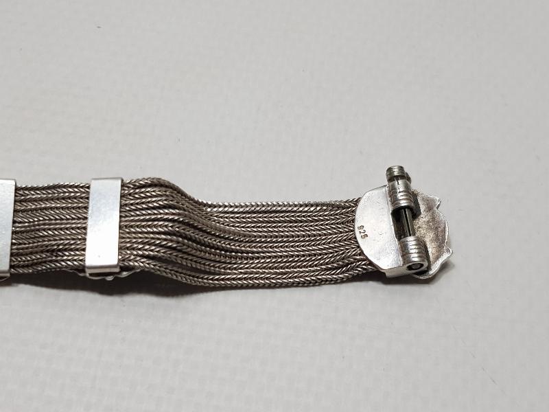 ANTİKA TURGUAZ TAŞLI GÜMÜŞ BİLEKLİK