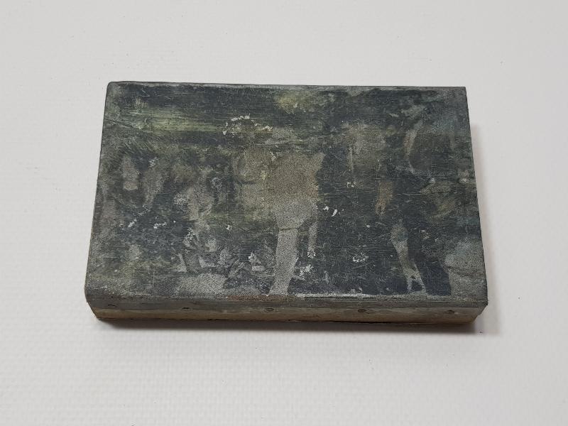 ATATÜRK, İSMET İNÖNÜ VE BERABERİNDEKİLER KONULU MATBAA KLİŞESİ