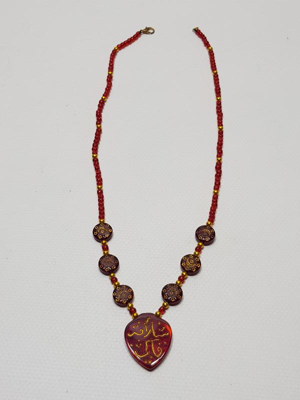 HAC YADİGARI CAM KOLYE GERDANLIK