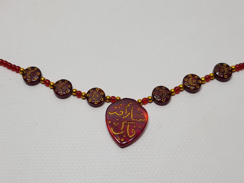 HAC YADİGARI CAM KOLYE GERDANLIK