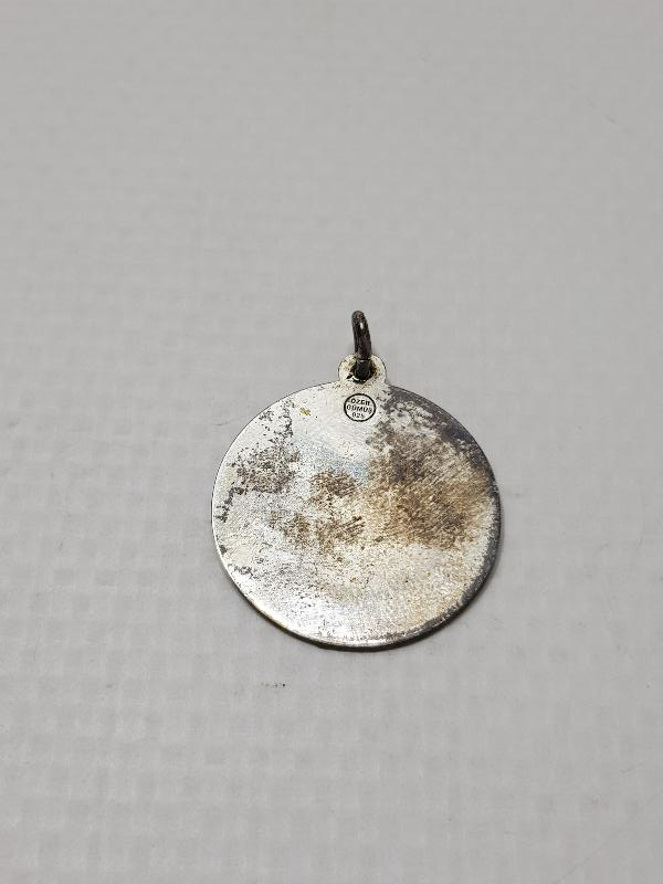 KAFKAS HALK OYUNLARI TEMALI GÜMÜŞ KOLYE UCU