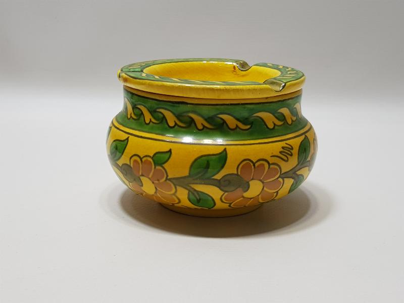 MEŞHUR KÜTAHYA SERAMİK USTASI SITKI İMZALI ÇOK NADİR FORMDA KÜL TABLASI