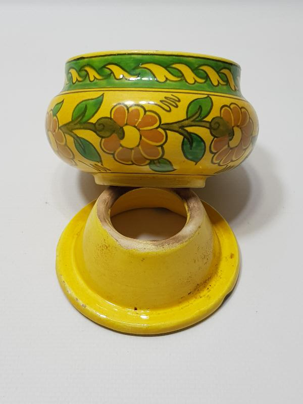 MEŞHUR KÜTAHYA SERAMİK USTASI SITKI İMZALI ÇOK NADİR FORMDA KÜL TABLASI