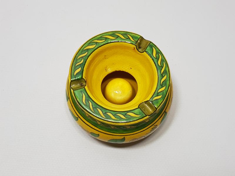 MEŞHUR KÜTAHYA SERAMİK USTASI SITKI İMZALI ÇOK NADİR FORMDA KÜL TABLASI