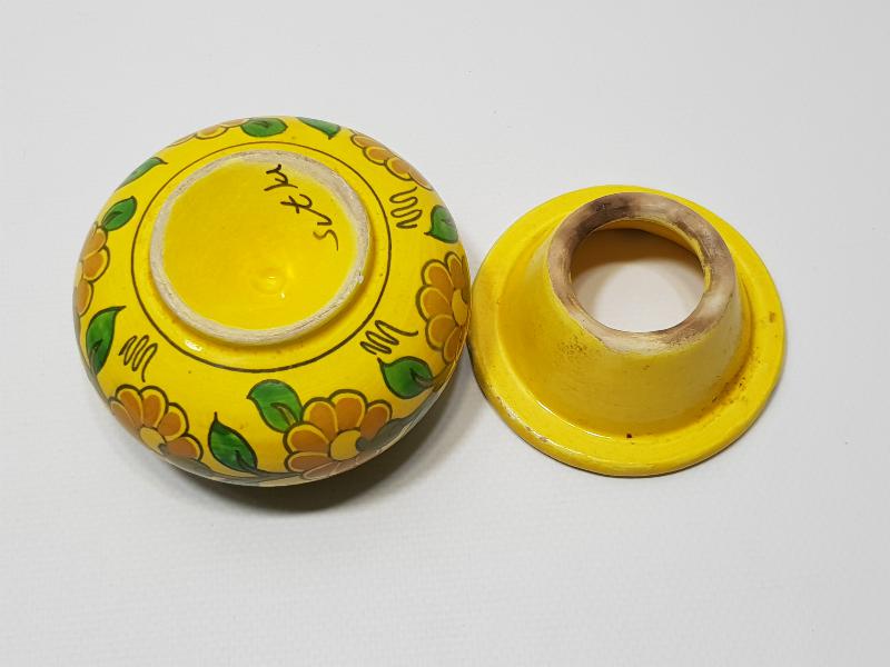 MEŞHUR KÜTAHYA SERAMİK USTASI SITKI İMZALI ÇOK NADİR FORMDA KÜL TABLASI