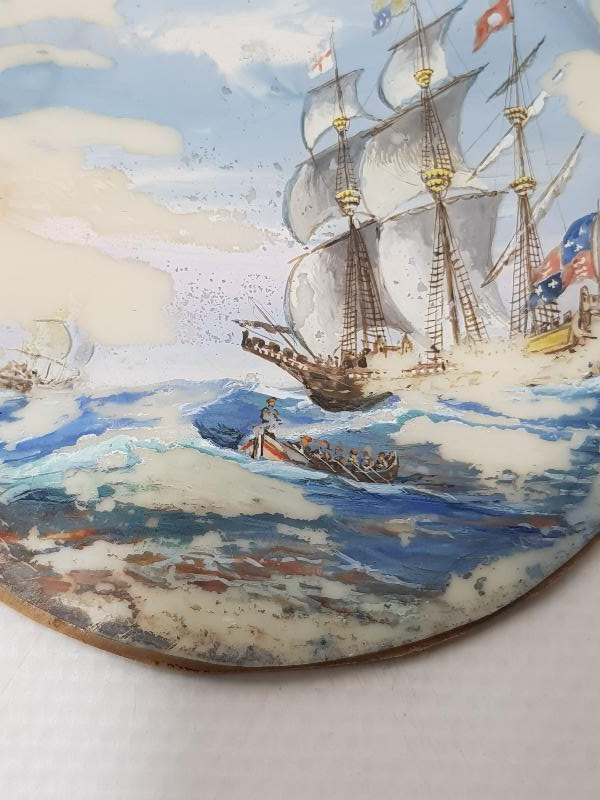 OSMANLI DÖNEMİ KEMİK ÜZERİ YAĞLI BOYA MİNYATÜR RESİM