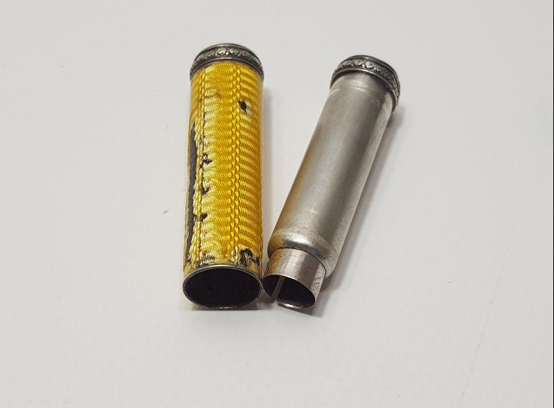 OSMANLI DÖNEMİ LEVANTEN İŞİ MİNELİ GÜMÜŞ RUJLUK