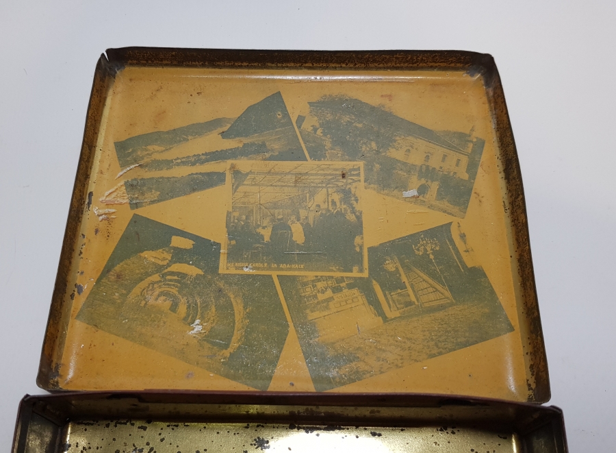 OSMANLI DÖNEMİ PEKTEMİZ MARKA ÇOK NADİR TENEKE SİGARA KUTUSU