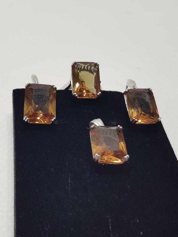 ZULTANİT TAŞLI GÜMÜŞ TAKI SETİ