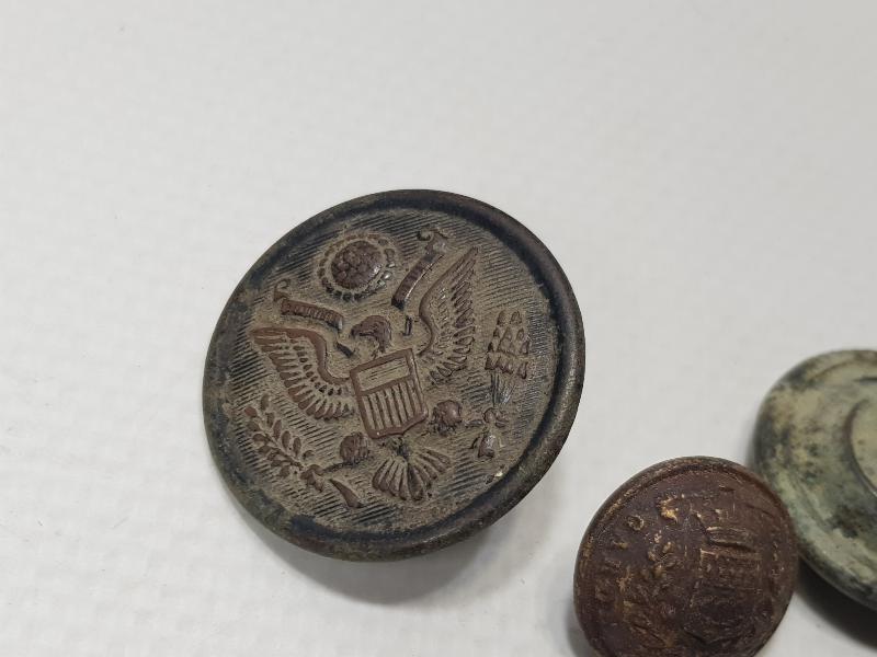 1. DÜNYA SAVAŞI DÖNEMİ ÜÇ ADET ASKERİ DÜĞME