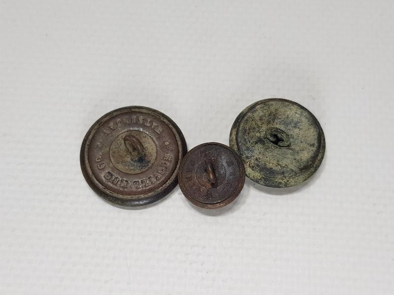 1. DÜNYA SAVAŞI DÖNEMİ ÜÇ ADET ASKERİ DÜĞME