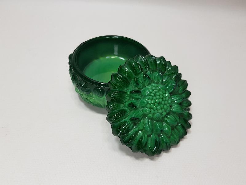 MALAHİT TAŞINDAN MAMÜL ANTİKA ŞEKERLİK