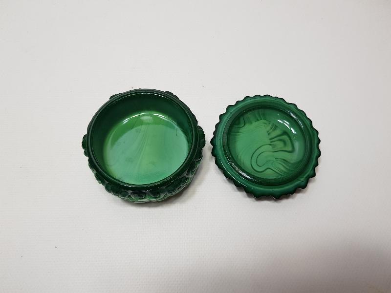 MALAHİT TAŞINDAN MAMÜL ANTİKA ŞEKERLİK