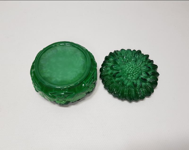 MALAHİT TAŞINDAN MAMÜL ANTİKA ŞEKERLİK