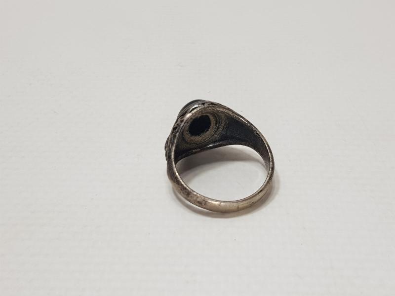 OSMANLI DEVLET ARMALI VE OLTU TAŞLI GÜMÜŞ YÜZÜK