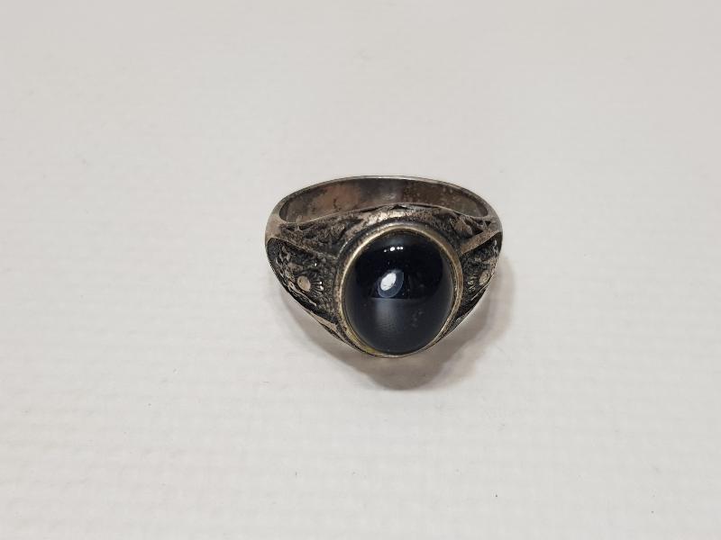 OSMANLI DEVLET ARMALI VE OLTU TAŞLI GÜMÜŞ YÜZÜK