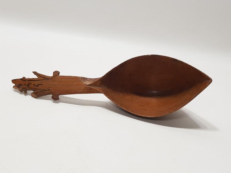 OSMANLI DÖNEMİ BEKTAŞİ İŞİ AHŞAP ŞİFA KAŞIĞI