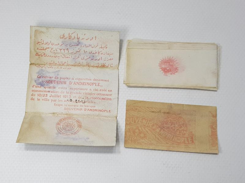 OSMANLI DÖNEMİ EDİRNE YADİGARI SİGARA KAĞIDI