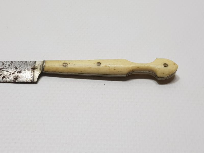 OSMANLI DÖNEMİ FİL DİŞİ SAPLI SÜRMENE BIÇAĞI