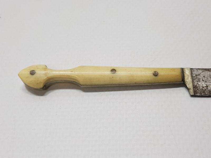 OSMANLI DÖNEMİ FİL DİŞİ SAPLI SÜRMENE BIÇAĞI