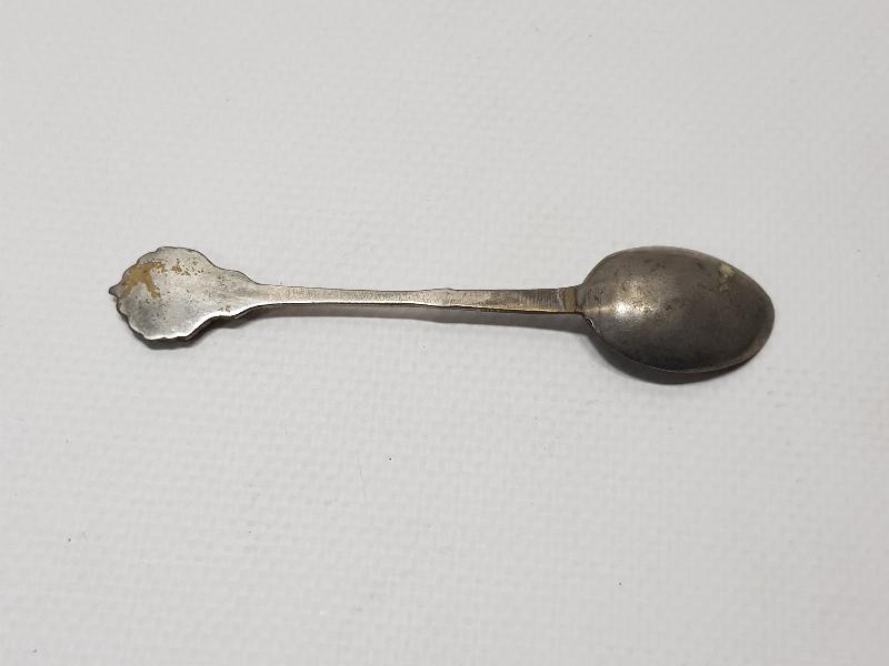 OSMANLI DÖNEMİ MİNELİ MAŞALLAH YAZILI ÇAY KAŞIĞI