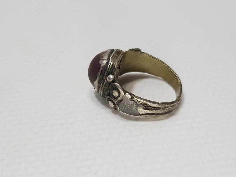 OSMANLI DÖNEMİ SÜLEYMANİYE AKİĞİ TAŞLI GÜMÜŞ YÜZÜK