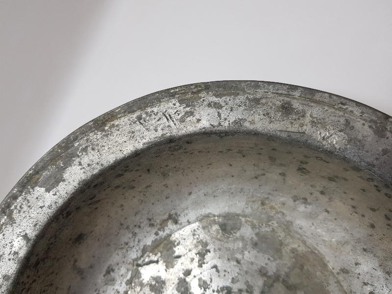 OSMANLICA YAZILI BÜYÜK BOY BAKIR TABAK