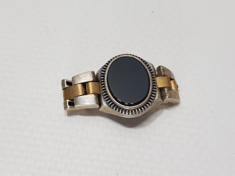 SAAT KORDONU FORMLU OLTU TAŞLI YÜZÜK