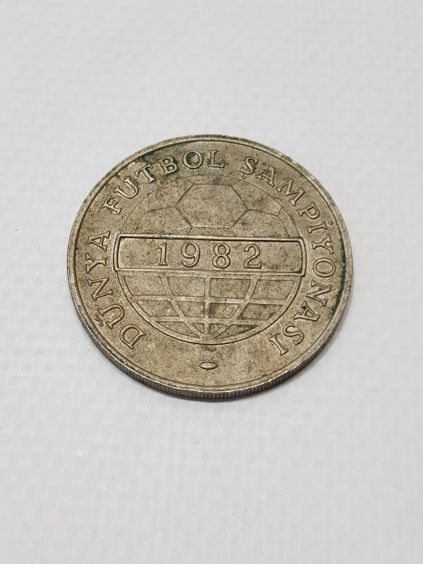 TC HATIRA PARA: 1982 DÜNYA FURBOL ŞAMPİYONASI 100 LİRA