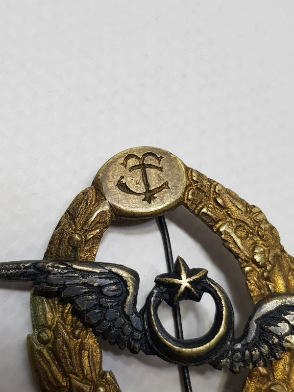 TC İLK DÖNEM ÇOK NADİR PİLOT BRÖVESİ 