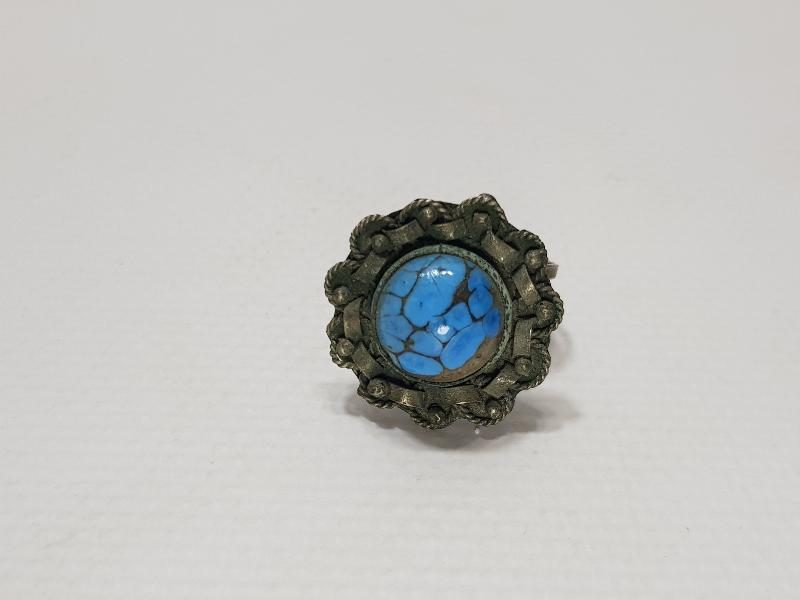 TURKUAZ TAŞLI ALPAKA YÜZÜK