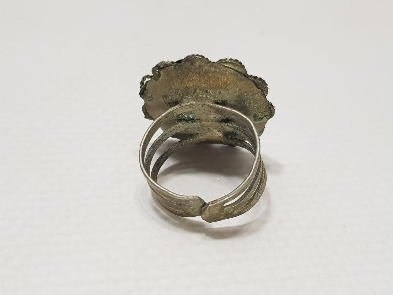 TURKUAZ TAŞLI ALPAKA YÜZÜK