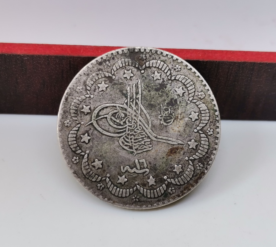 ABDÜLHAMİD HAN DÖNEMİ KOLEKSİYONLUK GÜMÜŞ 5 KURUŞ