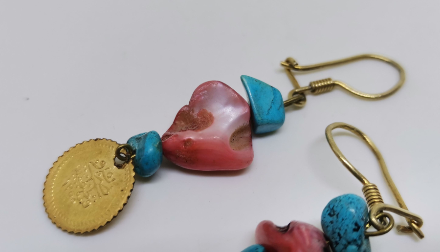 ABDÜLMECİD HAN DÖNEMİ ALTIN PARALI KÜPE