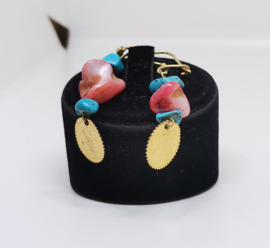 ABDÜLMECİD HAN DÖNEMİ ALTIN PARALI KÜPE