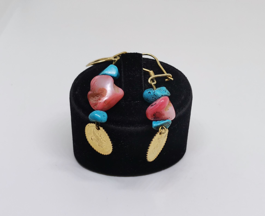 ABDÜLMECİD HAN DÖNEMİ ALTIN PARALI KÜPE