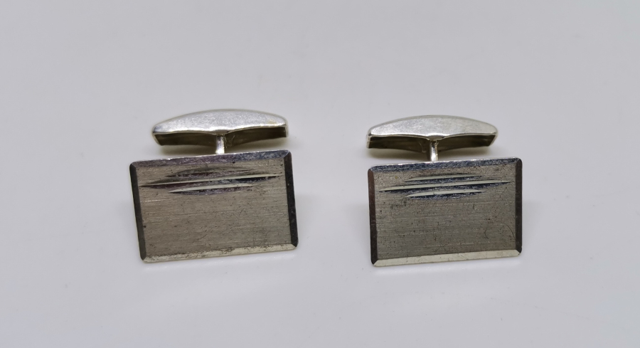 ANTİKA GÜMÜŞ KOL DÜĞMESİ