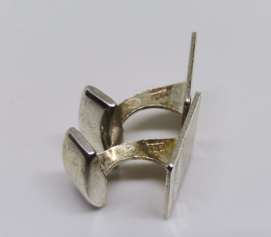 ANTİKA GÜMÜŞ KOL DÜĞMESİ