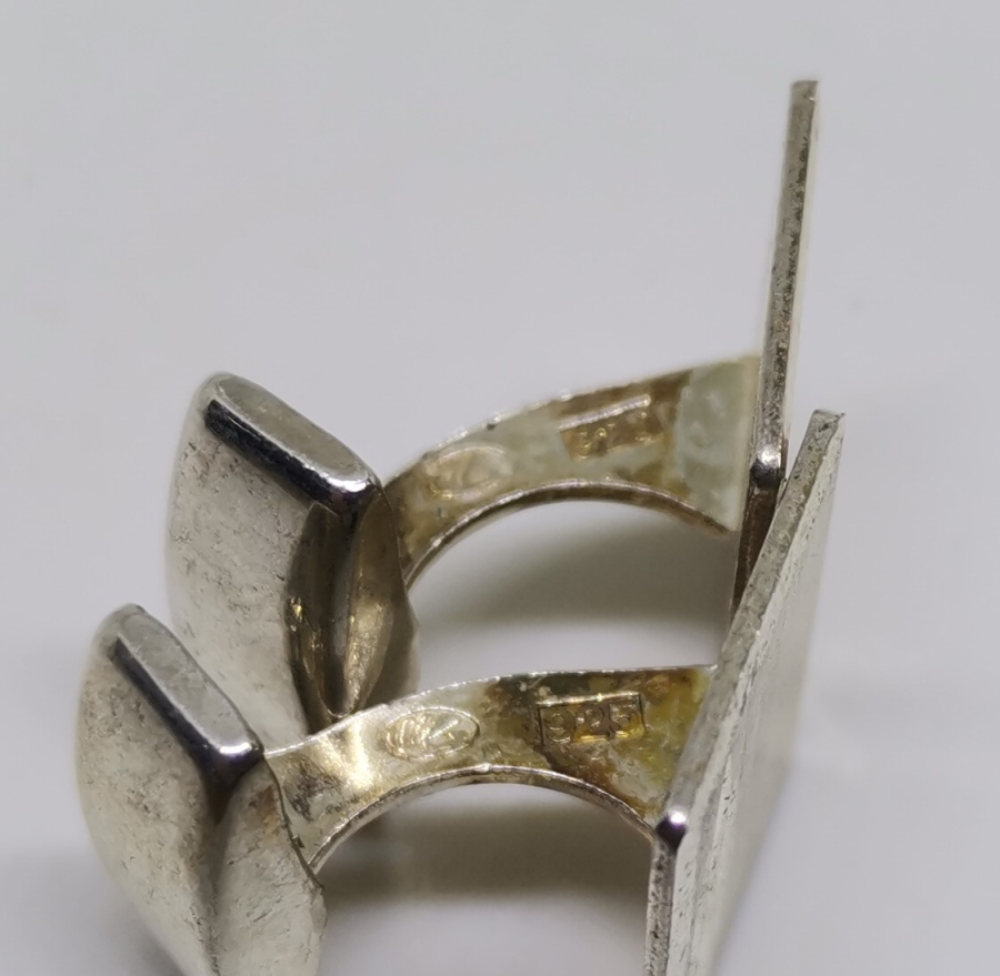 ANTİKA GÜMÜŞ KOL DÜĞMESİ