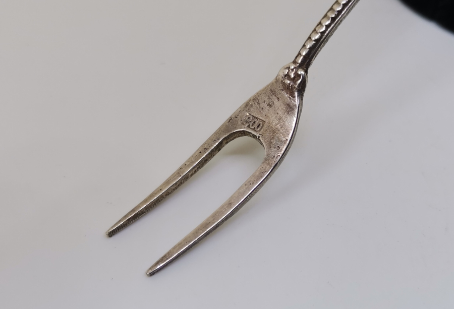 ANTİKA GÜMÜŞ LİMON ÇATALI