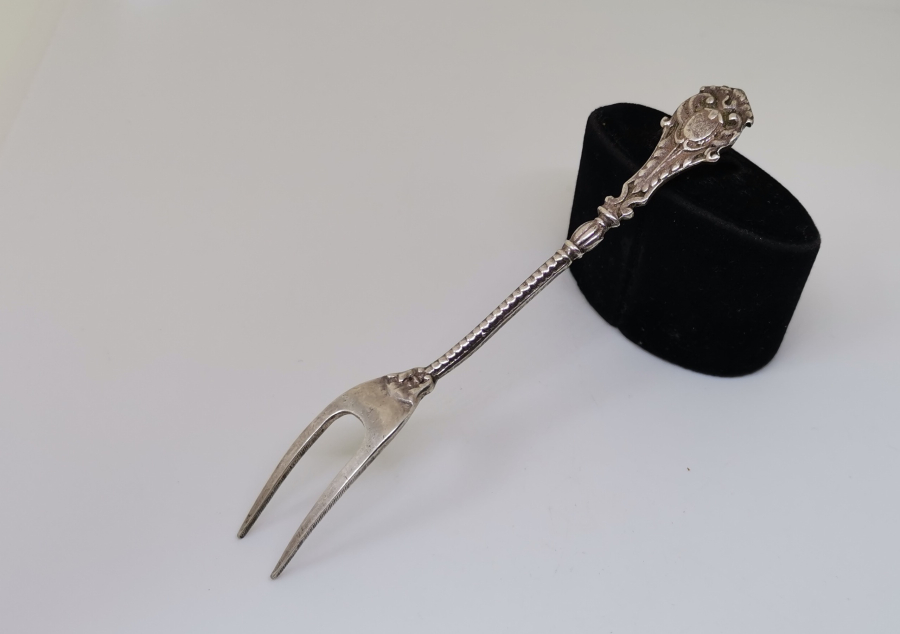 ANTİKA GÜMÜŞ LİMON ÇATALI