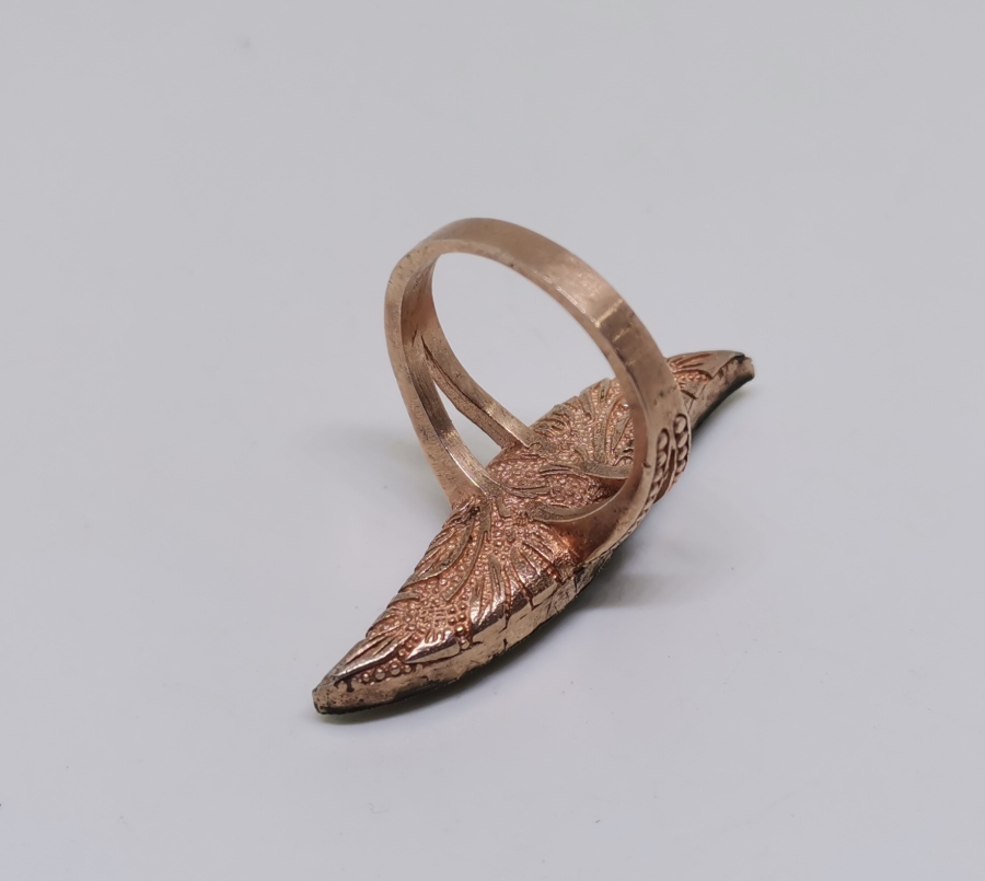 ELMAS TAŞLI BÜYÜK BOY MEKİK YÜZÜK