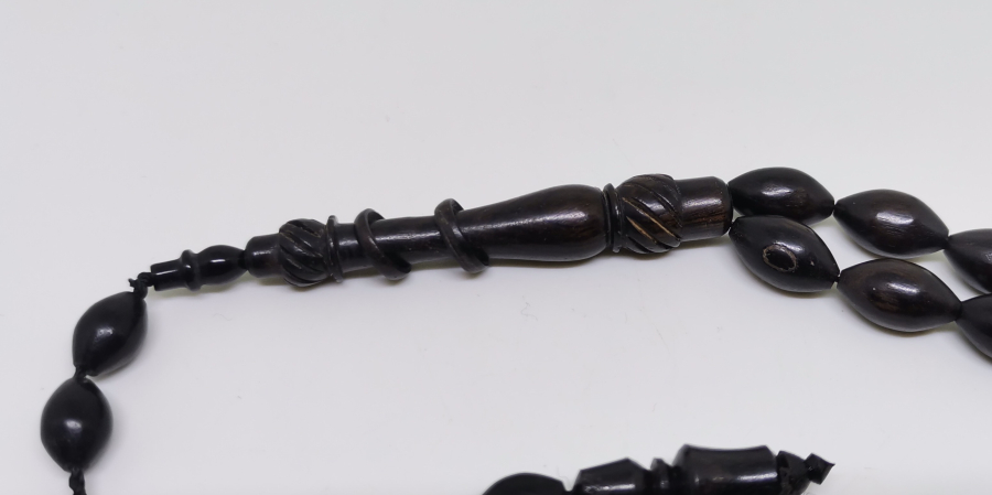 İMAMESİ DERVİŞ SİKKESİ FORMUNDA YAPILMIŞ 33 LÜ TESPİH