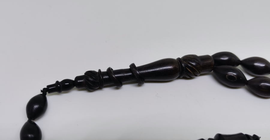 İMAMESİ DERVİŞ SİKKESİ FORMUNDA YAPILMIŞ 33 LÜ TESPİH