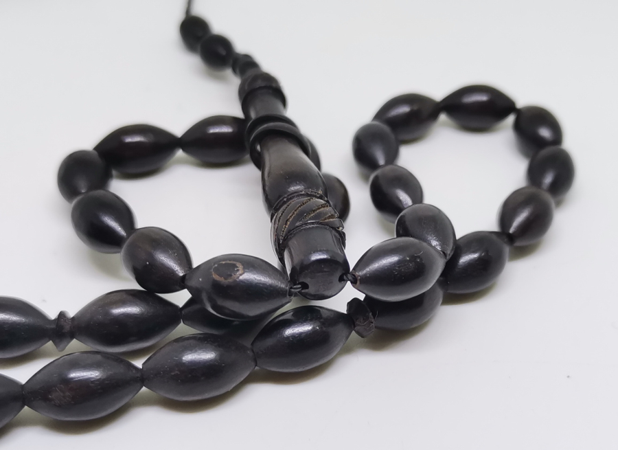 İMAMESİ DERVİŞ SİKKESİ FORMUNDA YAPILMIŞ 33 LÜ TESPİH