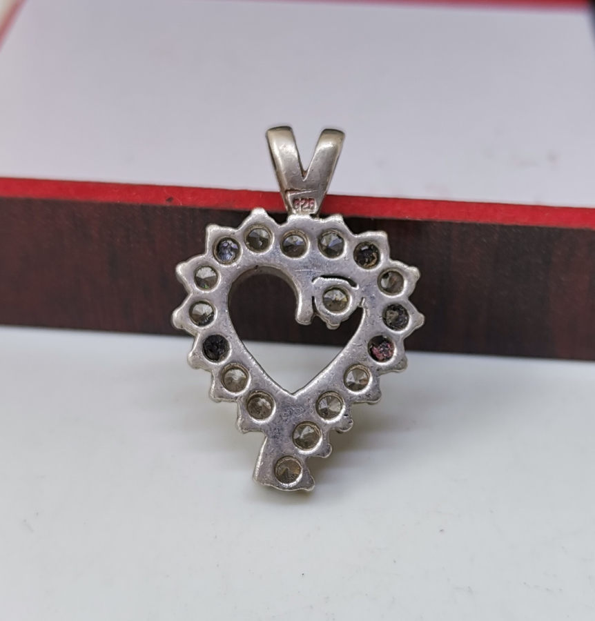 MARGAZİT TAŞLI GÜMÜŞ KOLYE UCU