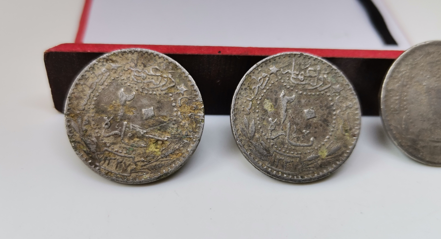 MEHMED REŞAD HAN DÖNEMİ NİKEL 20 PARA LOTU