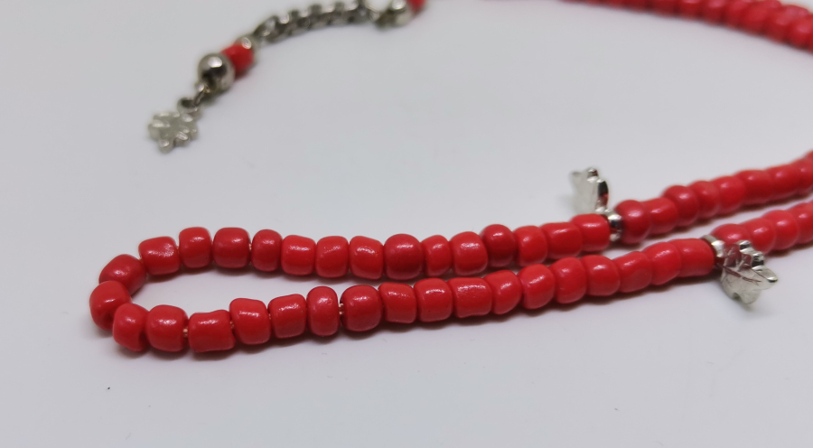 MERCAN TAŞINDAN MAMUL ANTİKA NAMAZ TESPİHİ