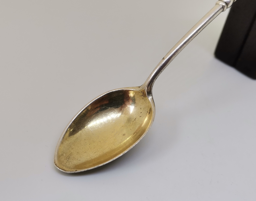  ORAK ÇEKİÇ DAMGALI SOVYET RUSYA YAPIMI SAVATLI GÜMÜŞ KAŞIK