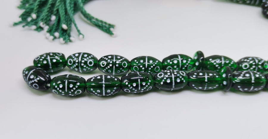 ORJİNAL PÜSKÜLÜYLE OSMANLI DÖNEMİ NADİR RENKTE BEYKOZ TESPİH